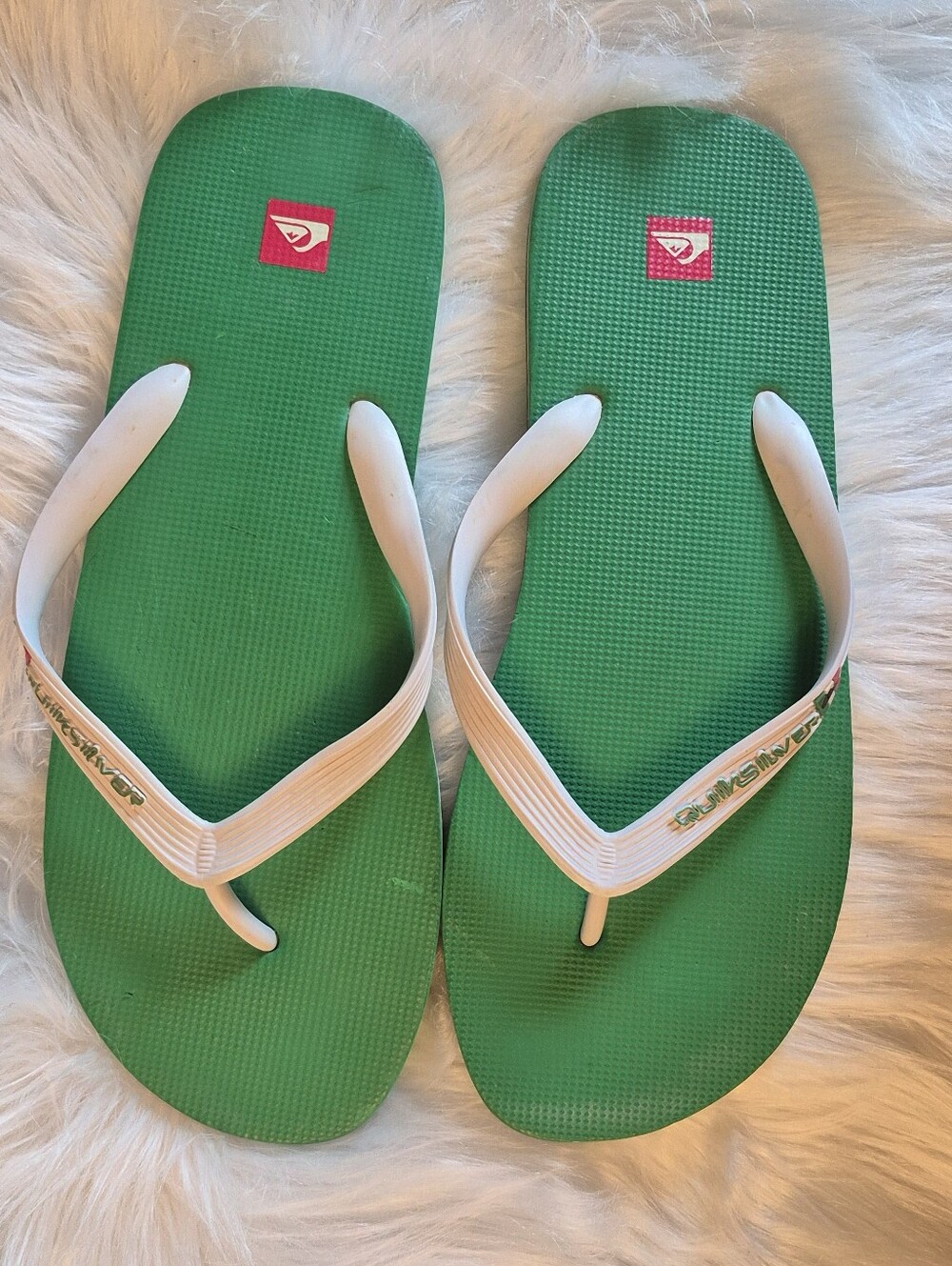 🏷Mens Quiksilver Flip Flops Size 12